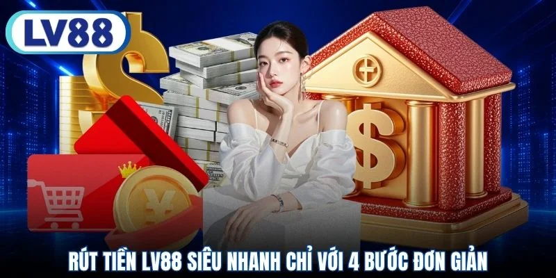 Rút tiền LV88 siêu nhanh chỉ với 4 bước đơn giản